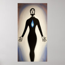 Poster de adoração da mulher