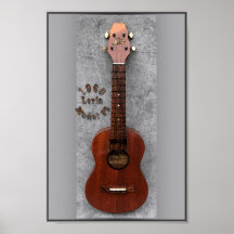 Poster de Ukelele do vintage
