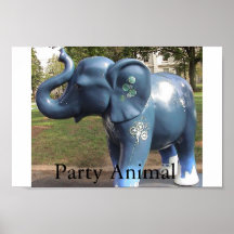 Poster do animal de partido