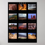 Poster do calendário de 2006 paisagens