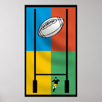 Poster do esporte do rugby posters