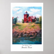 Poster do farol de dois portos