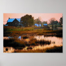 Poster do por do sol da ilha de Smith
