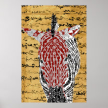Poster do zen da zebra