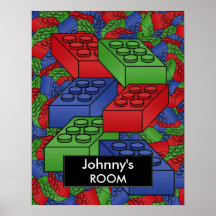 Poster dos blocos de apartamentos para a sala de u