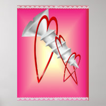 Poster dos namorados do parafuso