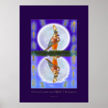 Poster EGÍPCIO da arte do DEUS HORUS