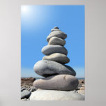poster equilibrado das pedras