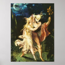Poster feericamente dos amantes