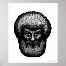 Poster grego da arte gráfica de Zeus do deus