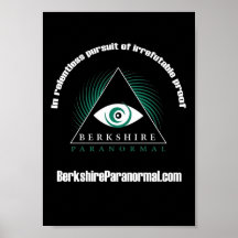 Poster "implacável" Paranormal do grupo de Berkshi