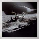 Poster/impressão: Astronauta Irwin na lua