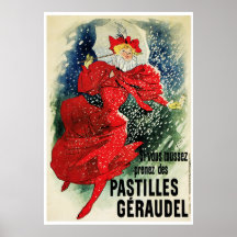 Poster/impressão: Jules Cheret - pastilha Geraudel