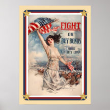 Poster patriótico das ligações dos EUA