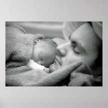 poster preto e branco do pai & do filho de 8,99