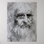 Poster - retrato de auto de Leonardo da Vinci