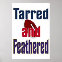 Poster Tarred e emplumado