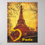 POSTER - torre Eiffel Paris