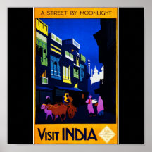 Poster-Vintage Viagem-India