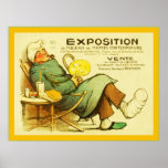 Poster WW1 francês do vintage