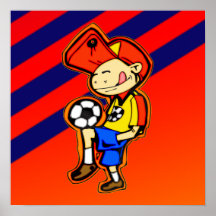 Pouco jogador de futebol posteres