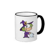 pouco miúdo da bruxa do Dia das Bruxas Caneca