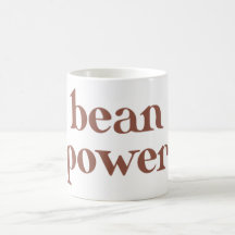 power coffee bean caneca