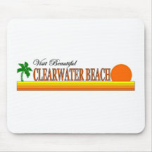 Praia bonita de Clearwater da visita Mousepad