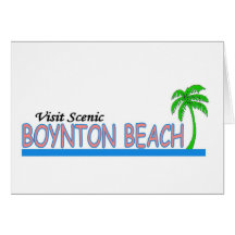 Praia cénico de Boynton da visita Cartoes
