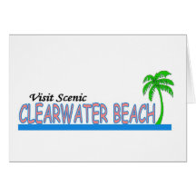 Praia cénico de Clearwater da visita Cartoes