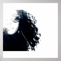 Praia de B&W Poster
