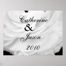 Presente de casamento comemorativo poster