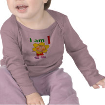 Presente de primeiro aniversario para uma menina ( tshirt