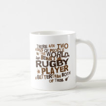 Presente do jogador do rugby caneca