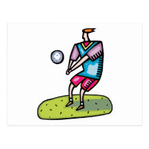 Presente do voleibol do vintage cartao postal