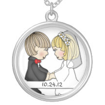 Presente Wedding personalizado da jóia do pendente Pingente