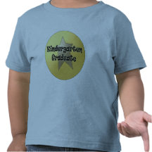 Presentes da graduação do jardim de infância camisetas