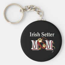 Presentes da mamã do setter irlandês chaveiros