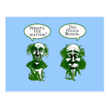 Presentes do humor da física do Boson de Higgs Cartao Postal