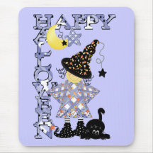 Presentes felizes do Dia das Bruxas Mouse Pad