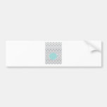 Presentes Monogrammed personalizados vermelhos Adesivo