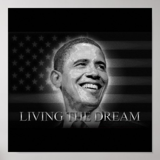 Presidente Barack Obama - vivendo o sonho Impressão