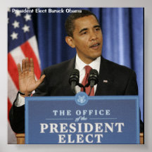 Presidente Eleger Obama Posters