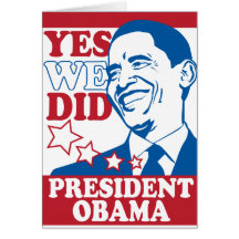 Presidente Obama Cartão