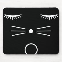 Preto do gato de O Mousepad
