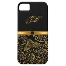 preto do ouro do exemplo da case mate do iPhone 5 Capa De iPhone 5 Case-Mate