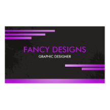 Preto e roxo modelo cartoes de visitas