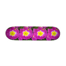 "Prímulas cor-de-rosa magentas " Skate Boards