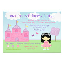 Princesa convite de festas