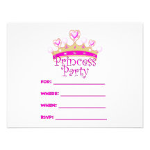Princesa convite de festas